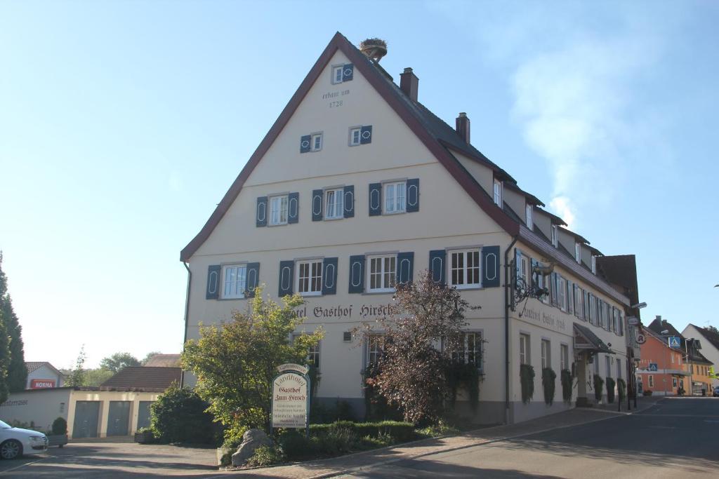 Ostrach Gasthof Landhotel Hirsch מראה חיצוני תמונה